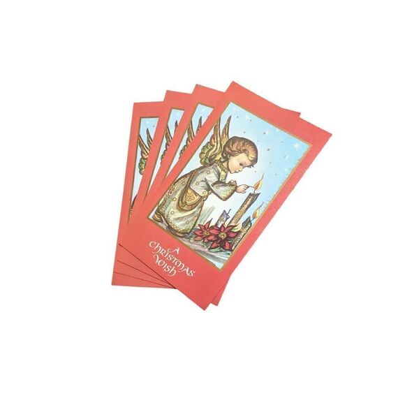 Little Angels‎ Christmas Card Assortment With Scripture Text Vintage Catholic - Picture 4 of 7
